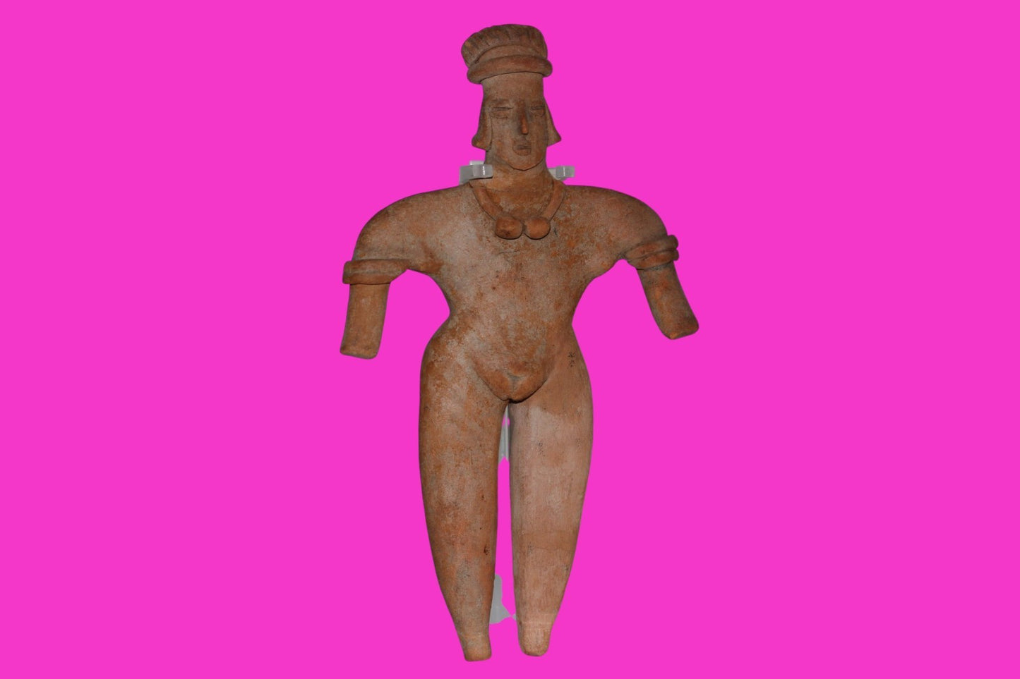 Pre Columbian Artifact 7 Inch Female Tomb Figure Colima Mexico 100 BC COA 240