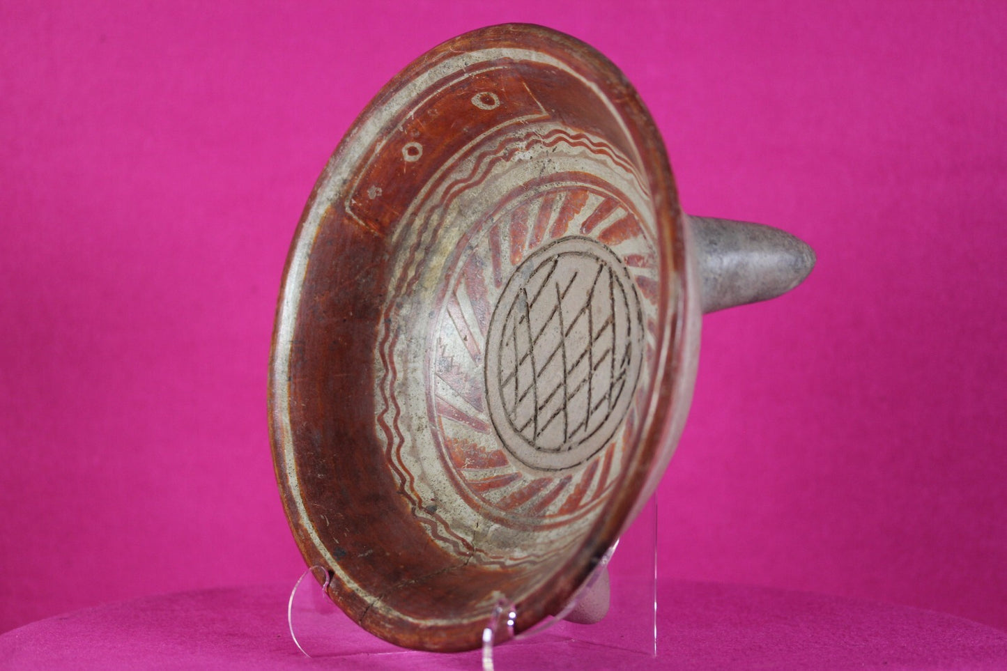 Authentic Pre Columbian Artifact Tripod Bowl Michoacan Mexico 200 BC COA T73