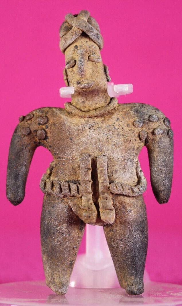 Pre Columbian Artifact Colima Figure Mexico 300BC-300AD ex Primitivo COA J51