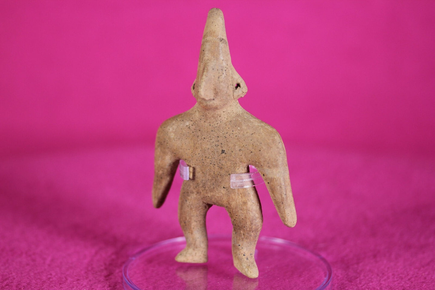 Authentic Pre Columbian Artifact Archaic Tomb Figure Colima Mexico 200BC COA T14
