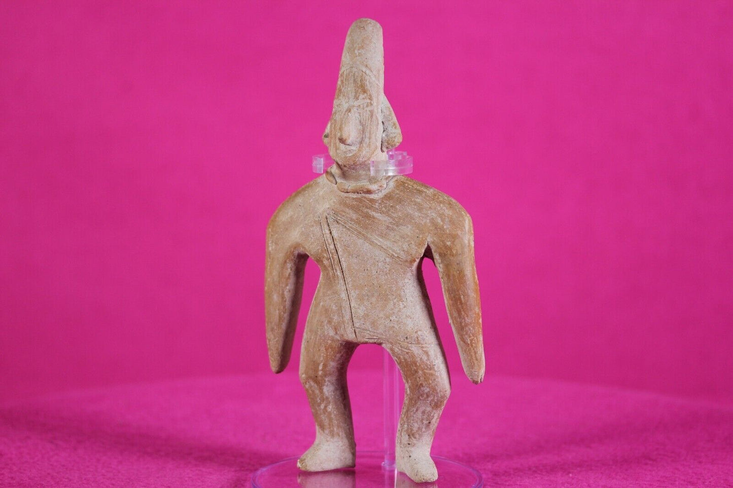 Authentic Pre Columbian Artifact Tomb Figure Colima Ex Arte Primitivo COA T78