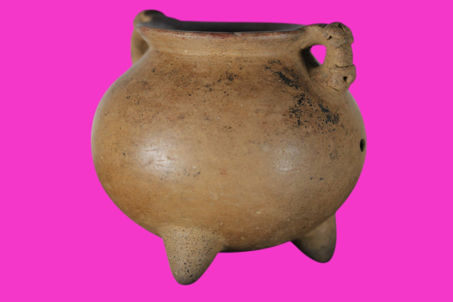 Pre Columbian Authentic Artifact Tripod Bowl Nicoya Costa Rica 700 AD COA J07