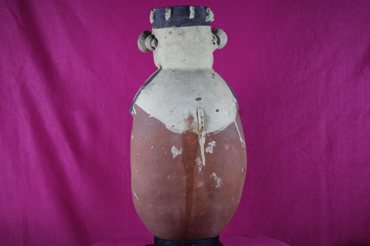 Pre Columbian Artifact Authentic 18 Inch Chancay Man Ex Arte Primitivo COA T106