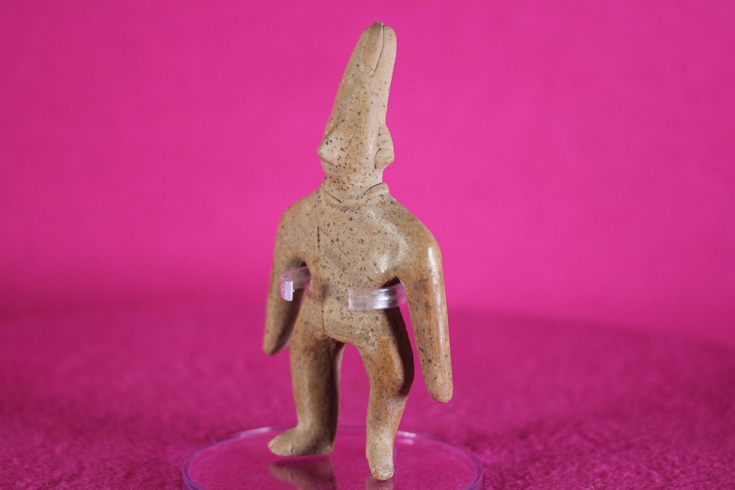 Authentic Pre Columbian Artifact Archaic Tomb Figure Colima Mexico COA T90