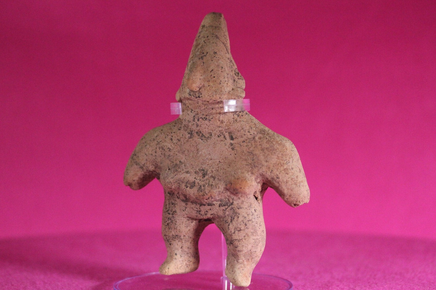 Authentic Pre Columbian Artifact Dwarf Tomb Figure Colima Mexico COA T87