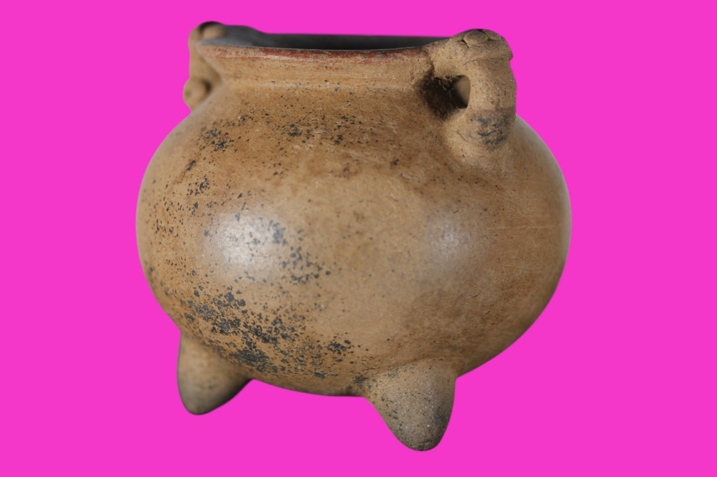 Pre Columbian Authentic Artifact Tripod Bowl Nicoya Costa Rica 700 AD COA J07