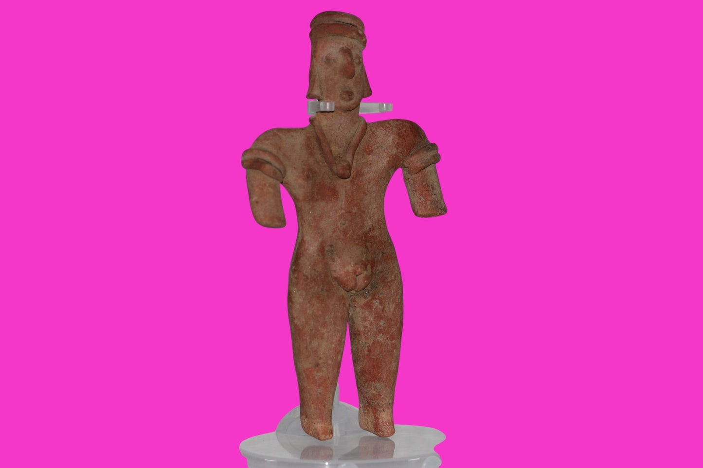 Pre Columbian Artifact 6 Inch Female Tomb Figure Colima Mexico 100 BC COA 246