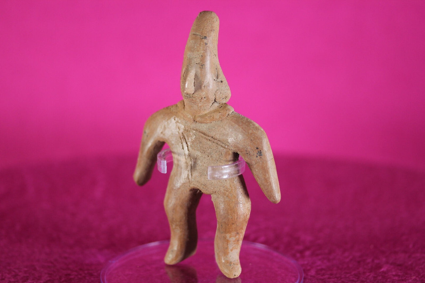 Authentic Pre Columbian Artifact Archaic Tomb Figure Colima Mexico COA T97