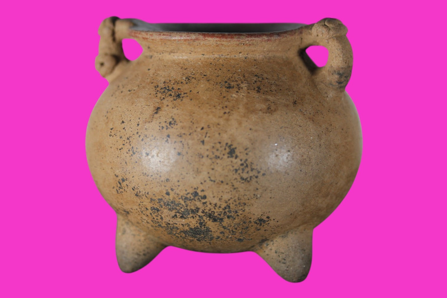 Pre Columbian Authentic Artifact Tripod Bowl Nicoya Costa Rica 700 AD COA J07