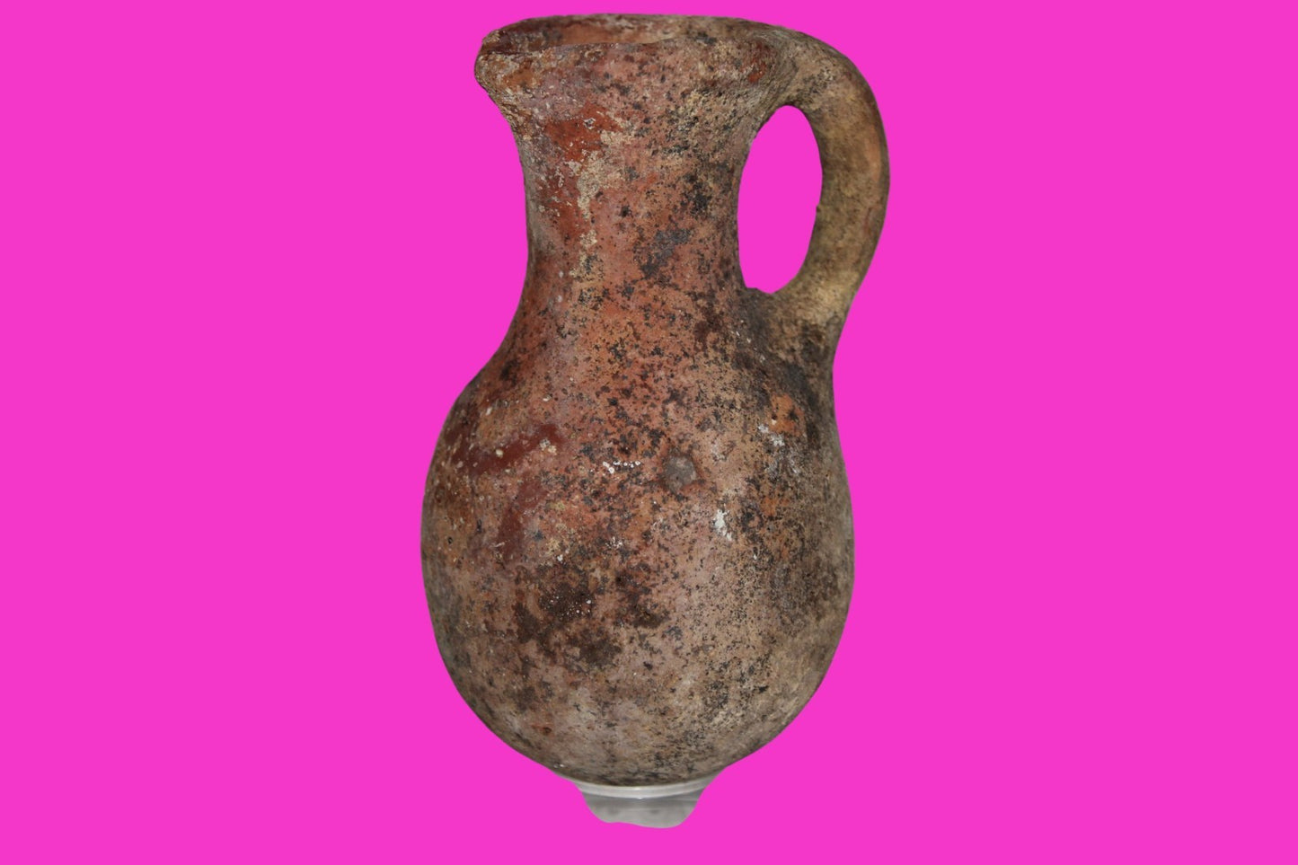 Ancient Holy Land Artifact Jug From Time of Jesus Christ 100 BC - 100 AD COA 15