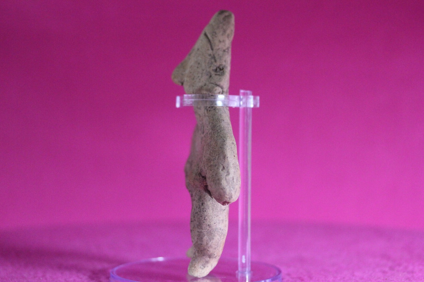 Authentic Pre Columbian Artifact Dwarf Tomb Figure Colima Mexico COA T87