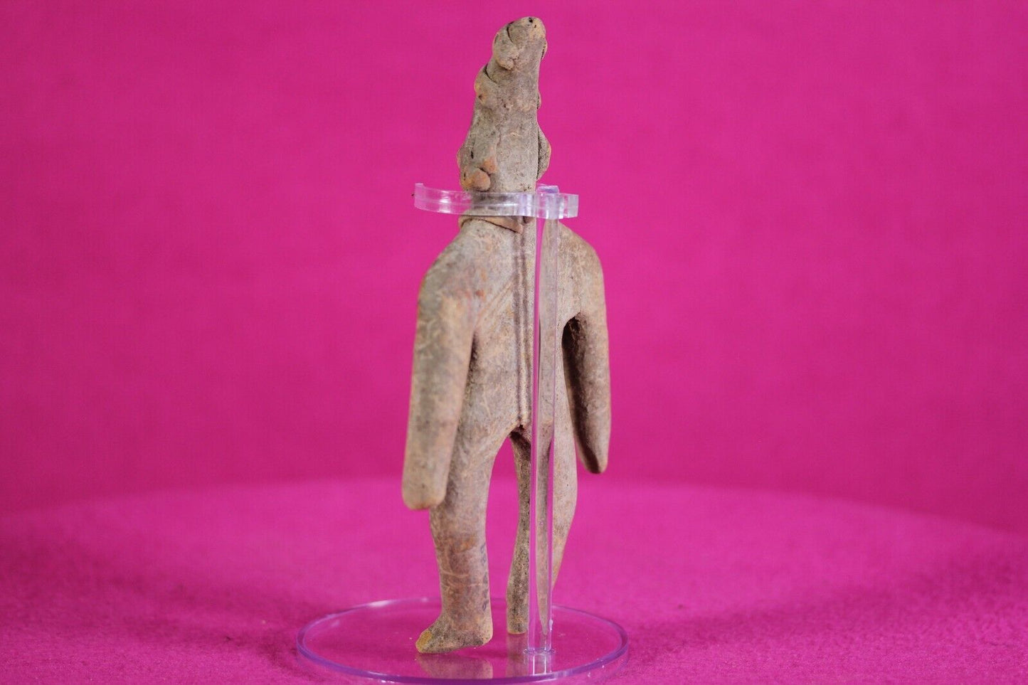 Authentic Pre Columbian Artifact Archaic Tomb Figure Colima Mexico COA T76