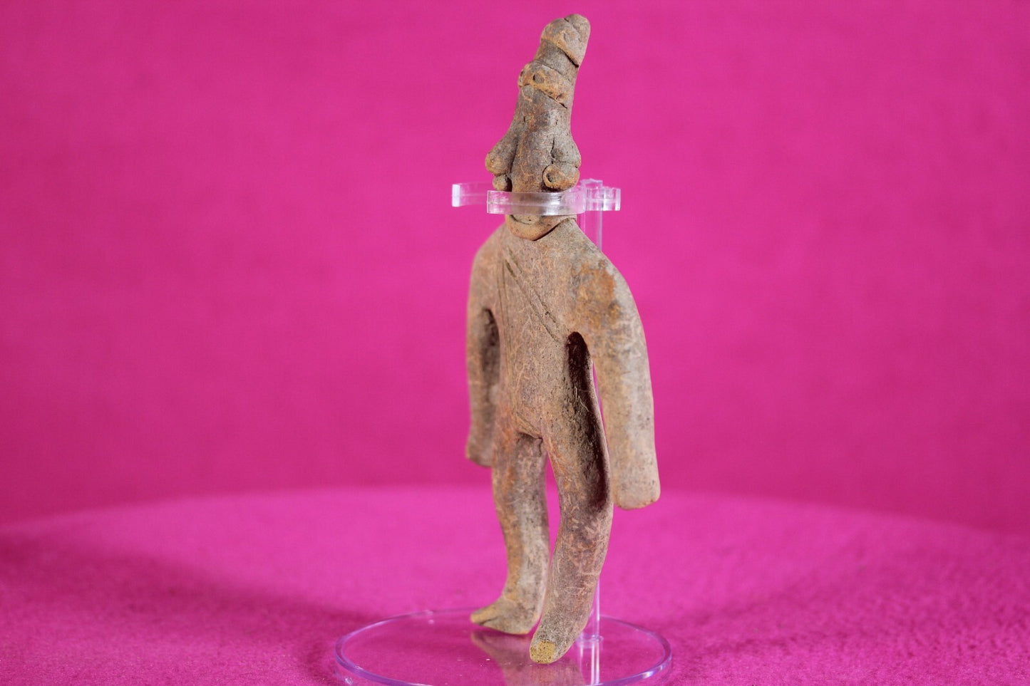 Authentic Pre Columbian Artifact Archaic Tomb Figure Colima Mexico COA T76