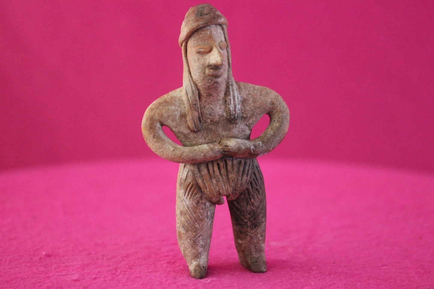 Pre Columbian Artifact Authentic Pretty Lady Tomb Figure Colima Mexico COA 197