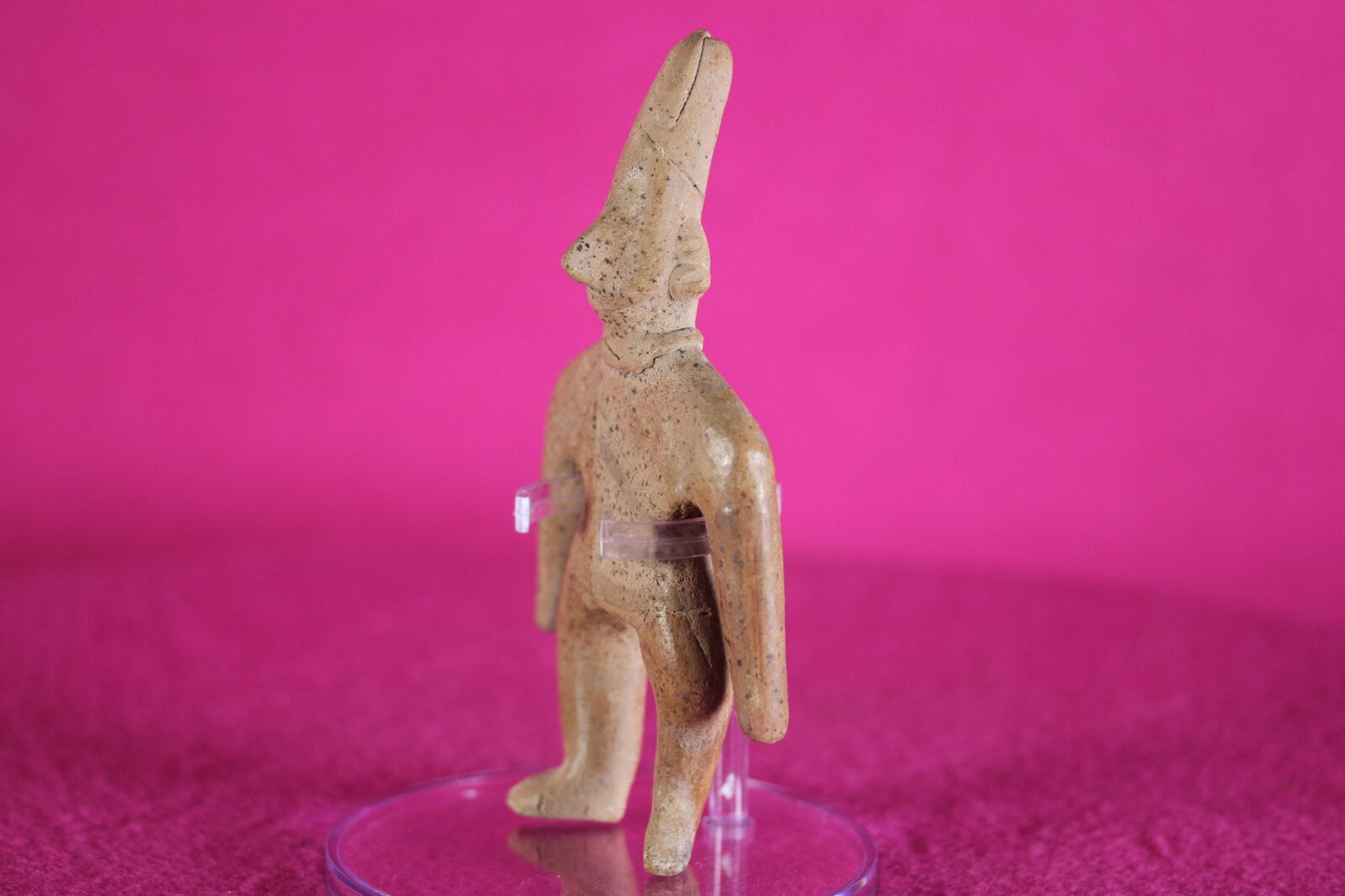 Authentic Pre Columbian Artifact Archaic Tomb Figure Colima Mexico COA T90