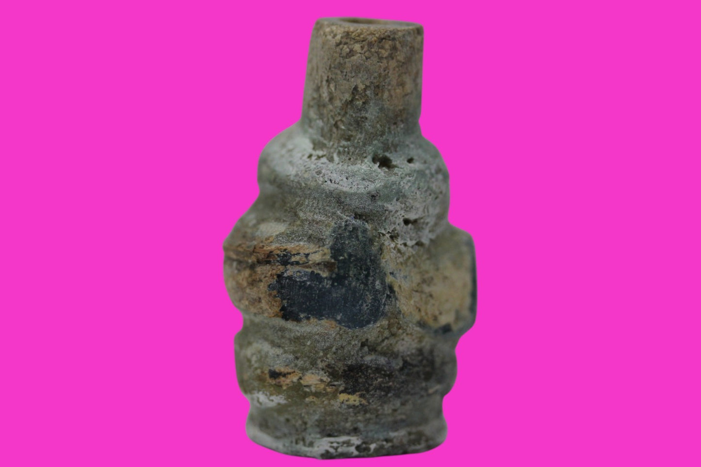 Authentic Persian Artifact Glass Bottle 900-1000 AD Silk Road Hoard COA J28