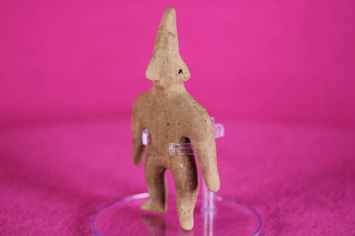 Authentic Pre Columbian Artifact Archaic Tomb Figure Colima Mexico 200BC COA T14