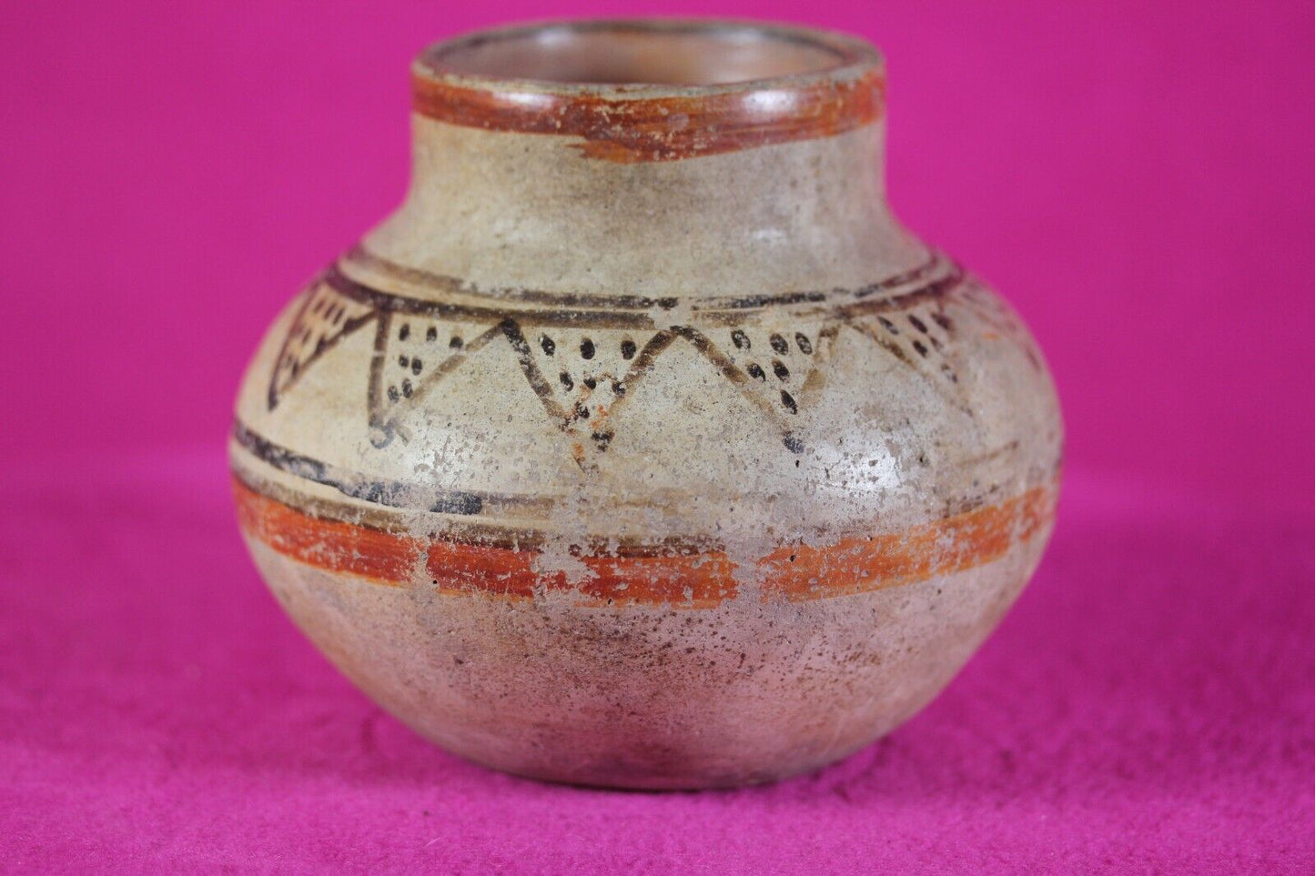 Pre Columbian Authentic Artifact Decorated Bowl Costa Rica 700-1400 AD COA J99
