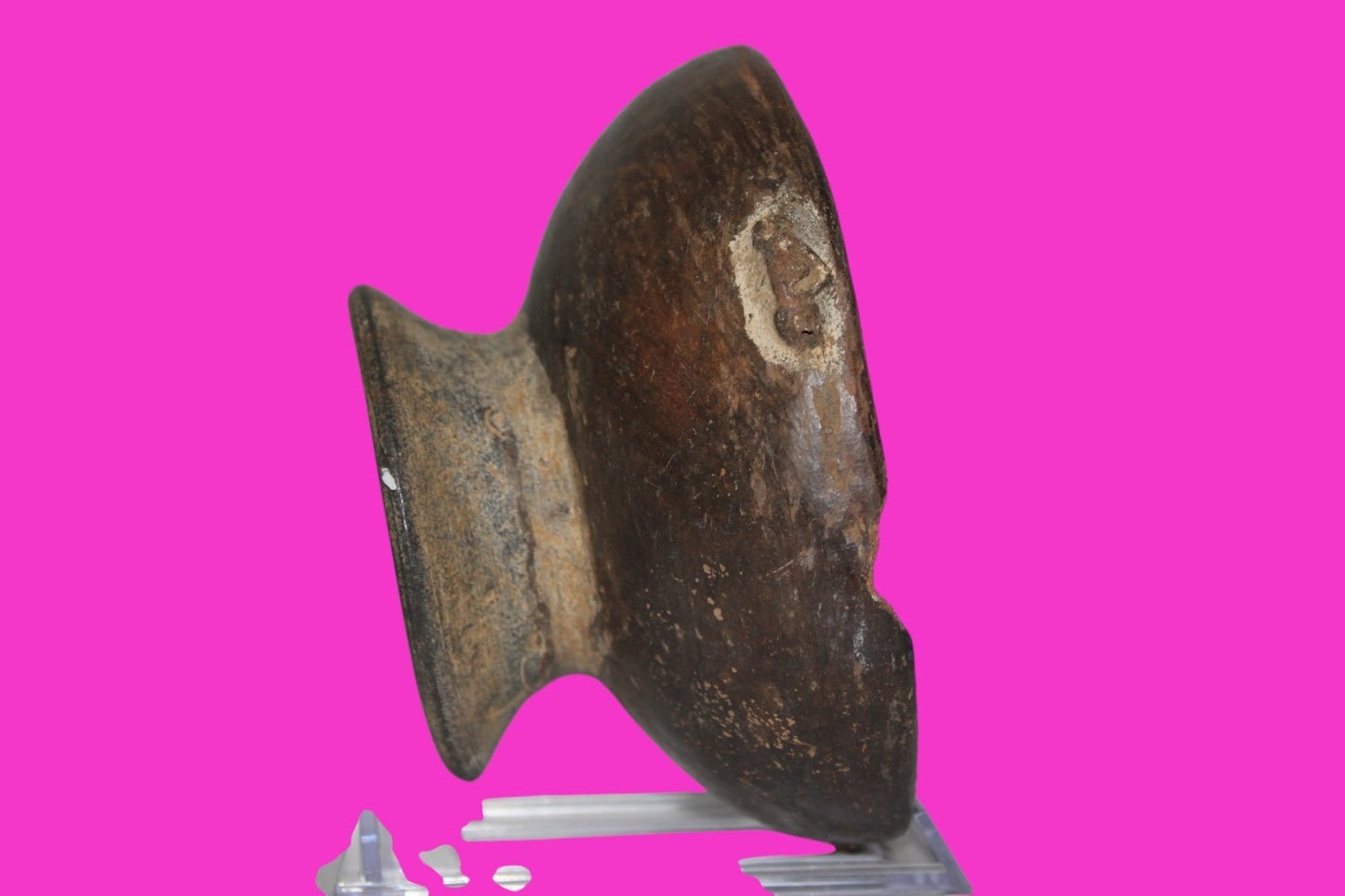 Pre Columbian Authentic Artifact Pedestal Bowl Calima Colombia 750 AD COA J63
