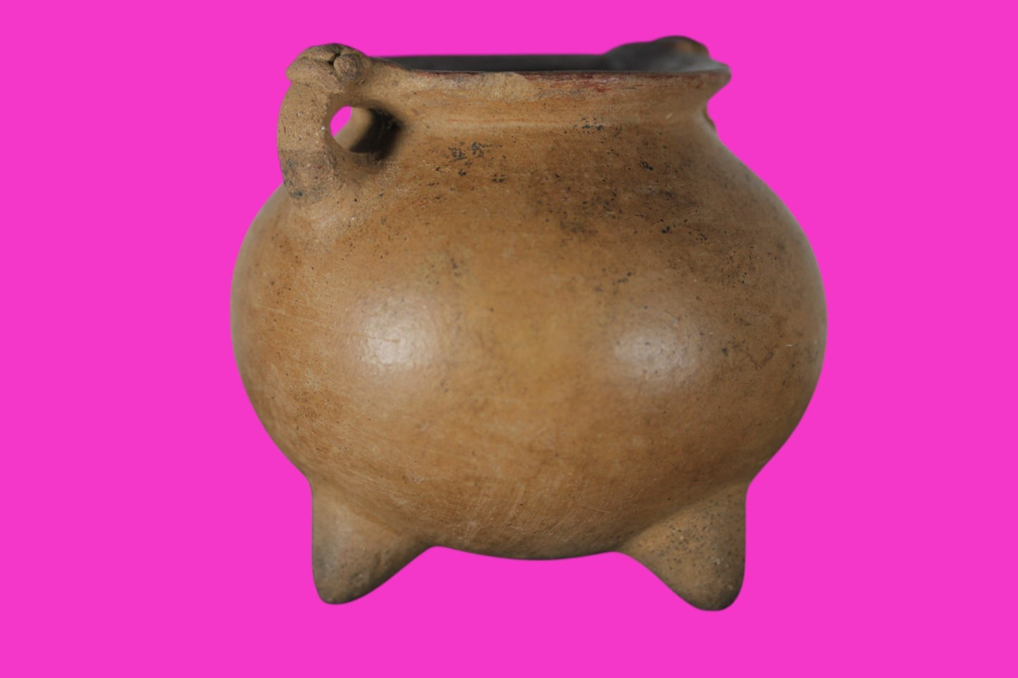 Pre Columbian Authentic Artifact Tripod Bowl Nicoya Costa Rica 700 AD COA J07