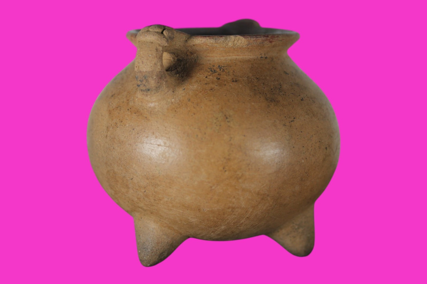 Pre Columbian Authentic Artifact Tripod Bowl Nicoya Costa Rica 700 AD COA J07