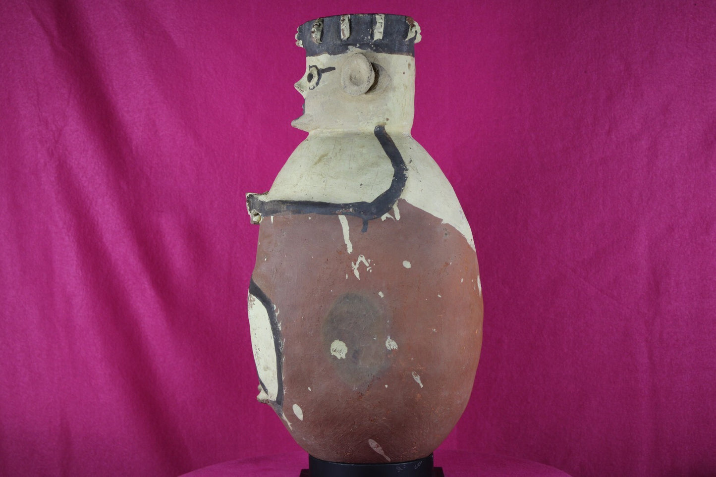Authentic Pre Columbian Artifact 18 Inch Chancay Man Ex Arte Primitivo COA T106