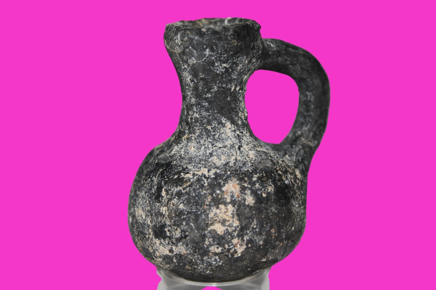 Ancient Holy Land Artifact King David Mini Jugglet Christ Home Land 1000BC COA 3