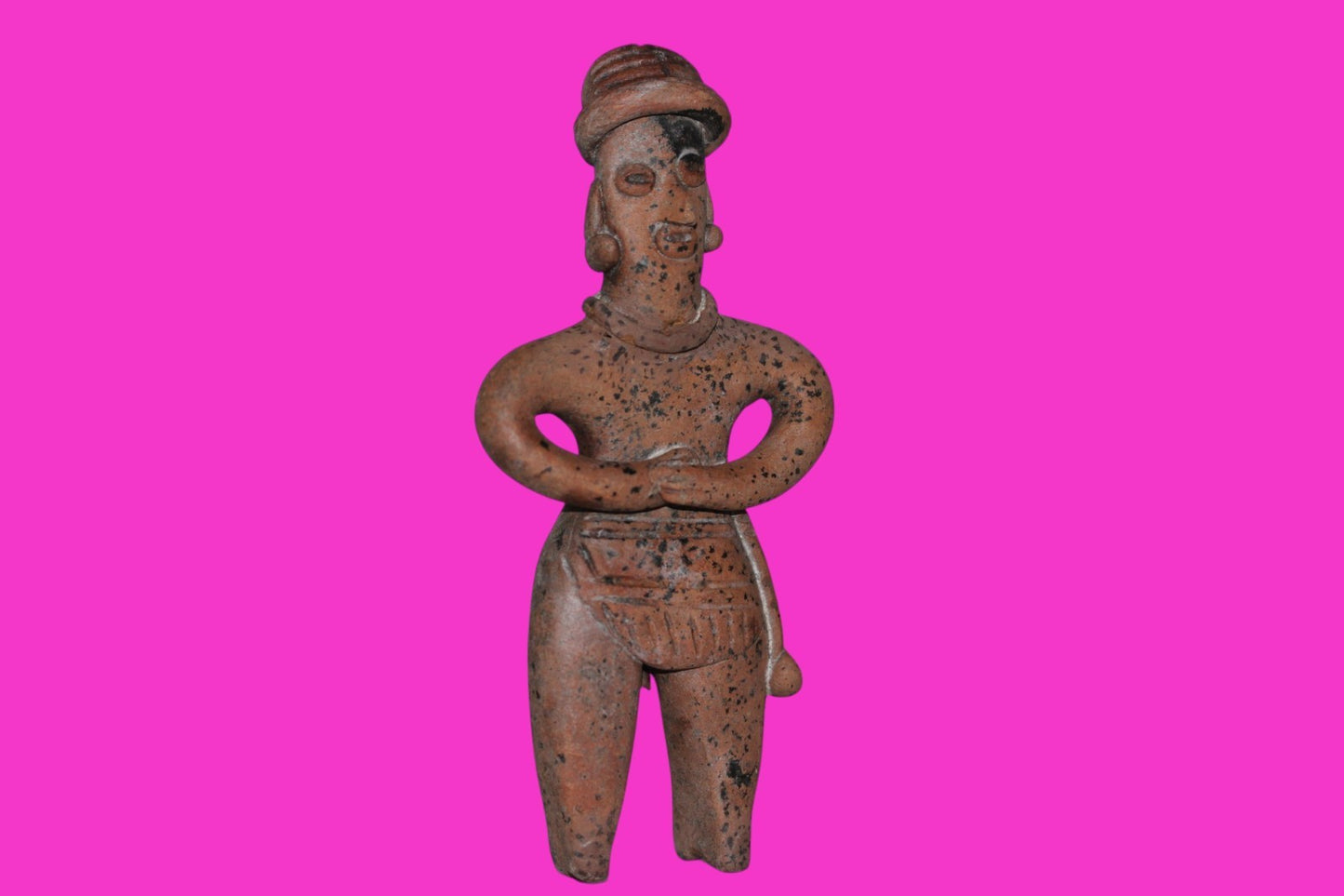 Pre Columbian Artifact Authentic Tomb Figure Colima Mexico 100BC - 250AD COA 212