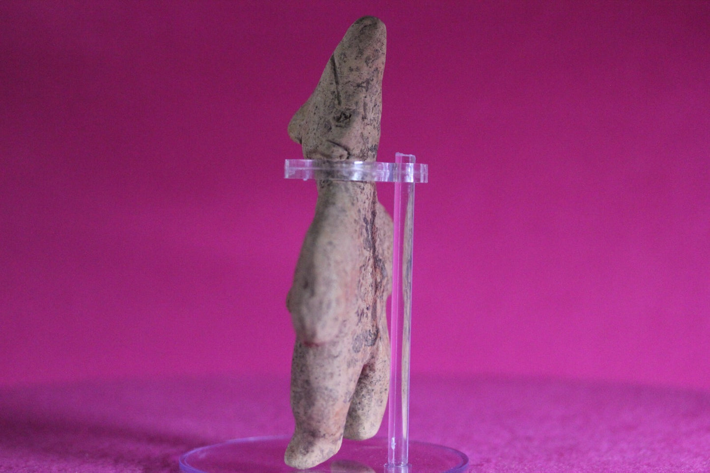 Authentic Pre Columbian Artifact Dwarf Tomb Figure Colima Mexico COA T87
