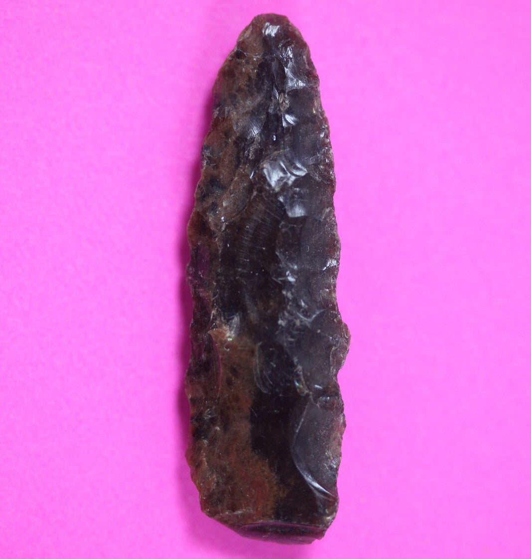 Pre Columbian Artifact Authentic Aztec Arrowhead Battle of Mexico City COA 85