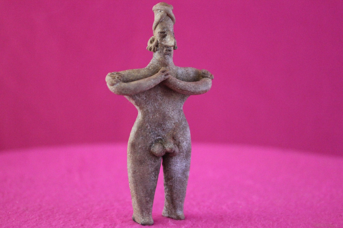 Pre Columbian Artifact Authentic Tomb Figure Colima Mexico 100 BC-250 AD COA 174