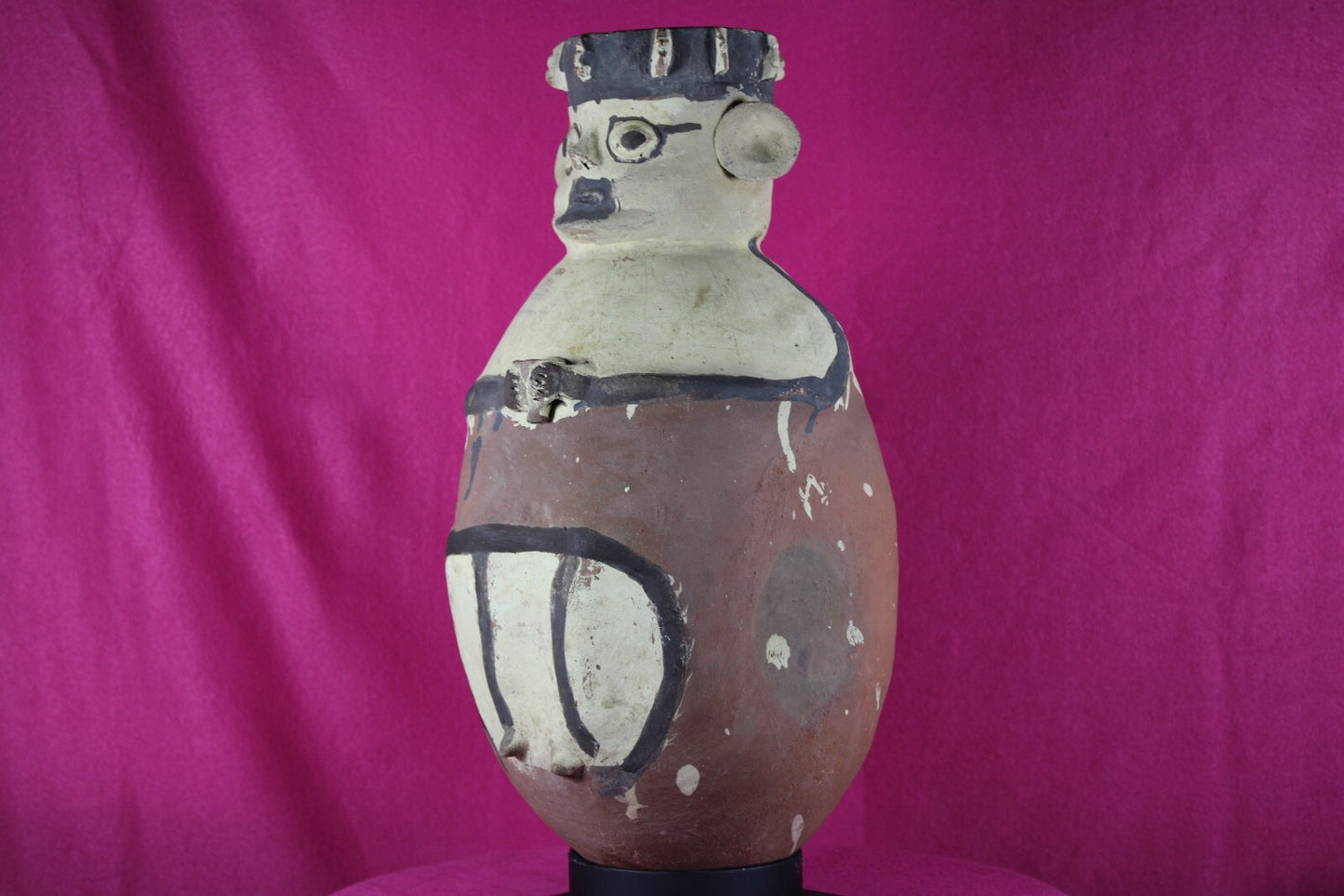 Authentic Pre Columbian Artifact 18 Inch Chancay Man Ex Arte Primitivo COA T106