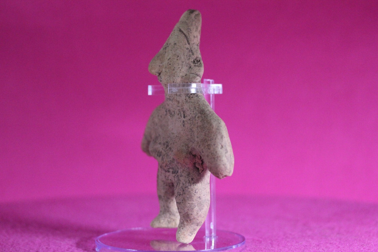 Authentic Pre Columbian Artifact Dwarf Tomb Figure Colima Mexico COA T87