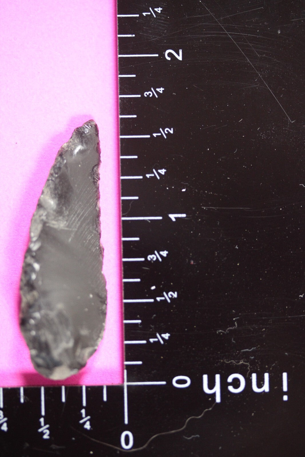 Pre Columbian Artifact Authentic Aztec Arrowhead Battle of Mexico City COA 07