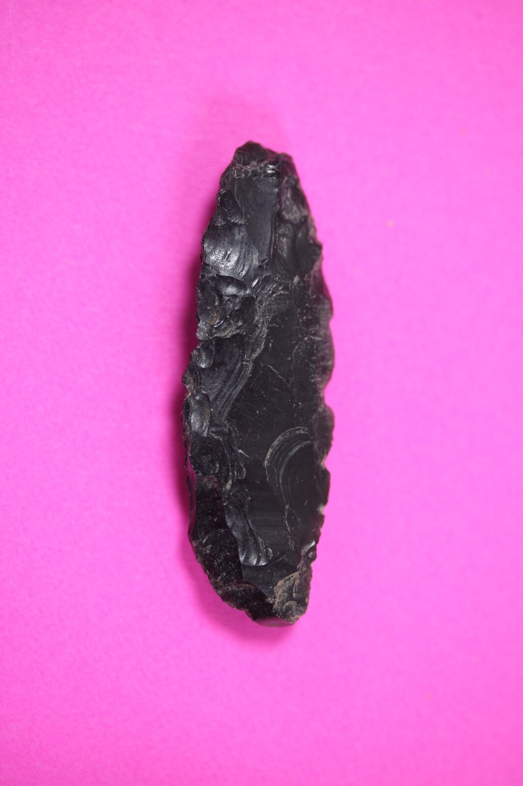 Pre Columbian Artifact Authentic Aztec Arrowhead Battle of Mexico City COA 59