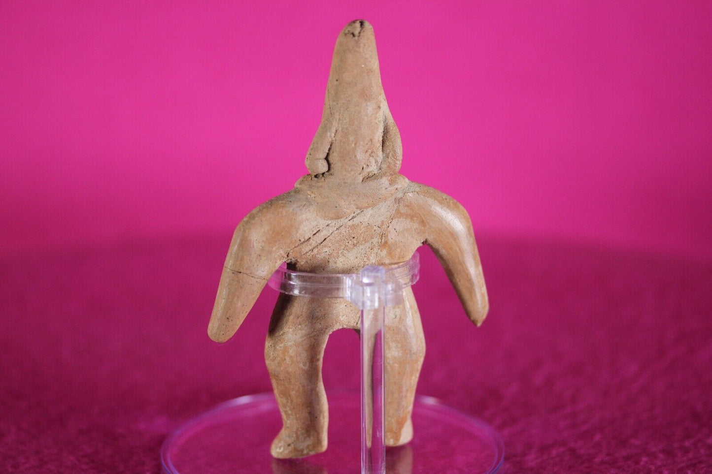 Authentic Pre Columbian Artifact Archaic Tomb Figure Colima Mexico COA T97