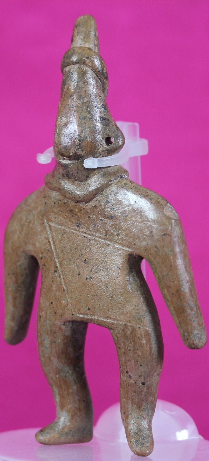 Authentic Pre Columbian Artifact Colima Shaman Tomb Figure 300BC-300AD COA J13