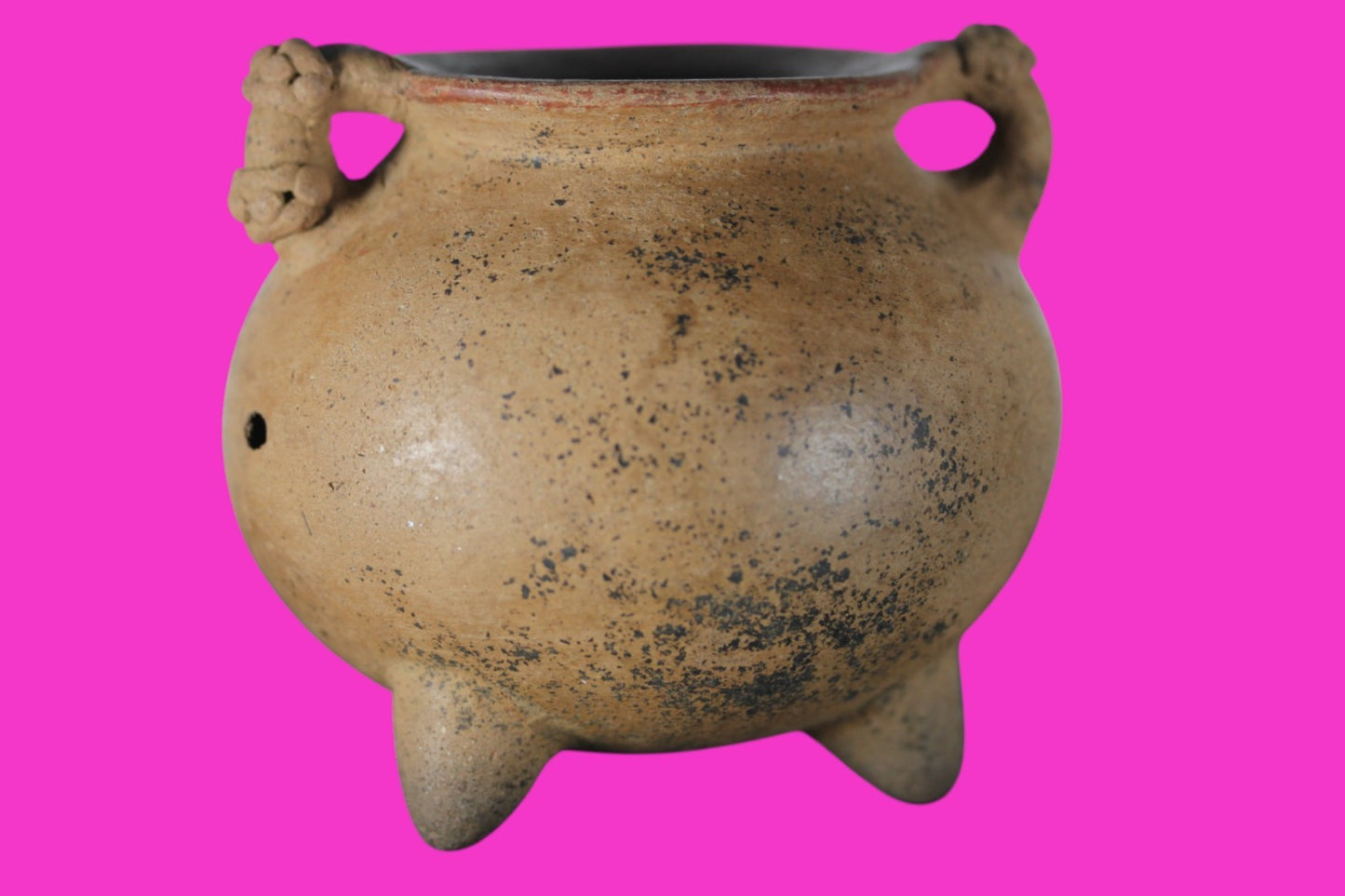 Pre Columbian Authentic Artifact Tripod Bowl Nicoya Costa Rica 700 AD COA J07