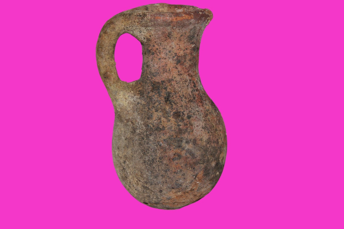 Ancient Holy Land Artifact Jug From Time of Jesus Christ 100 BC - 100 AD COA 15