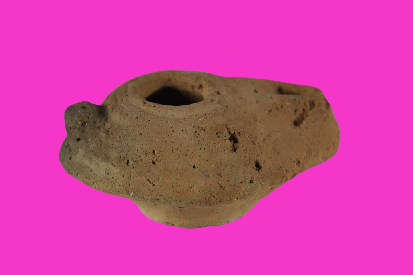 Ancient Holy Land Oil Lamp Artifact  From Jesus Christ Homeland 400-600AD COA 36