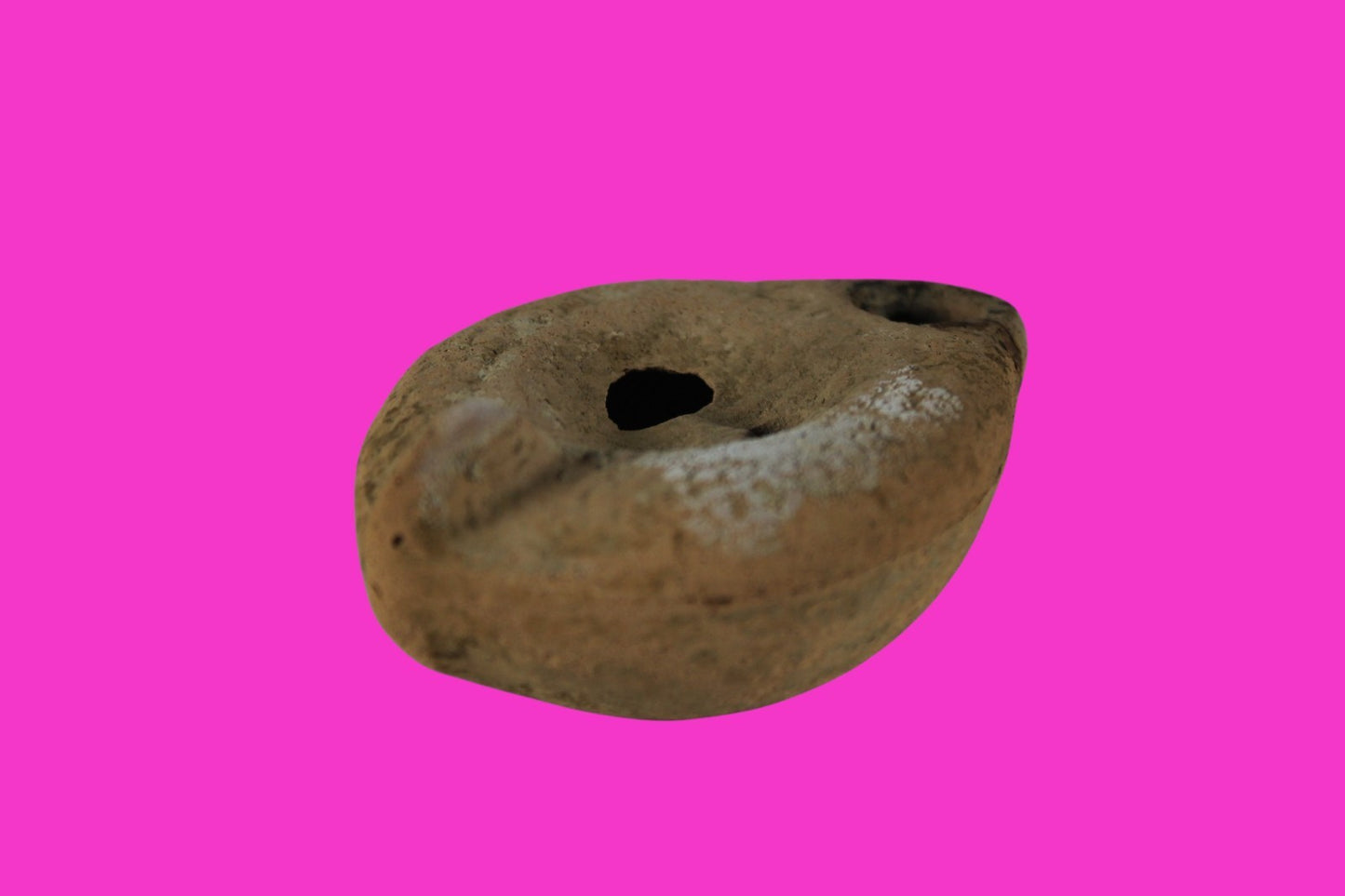 Ancient Holy Land Oil Lamp Artifact Jesus Christ Homeland 100BC-200AD COA 44