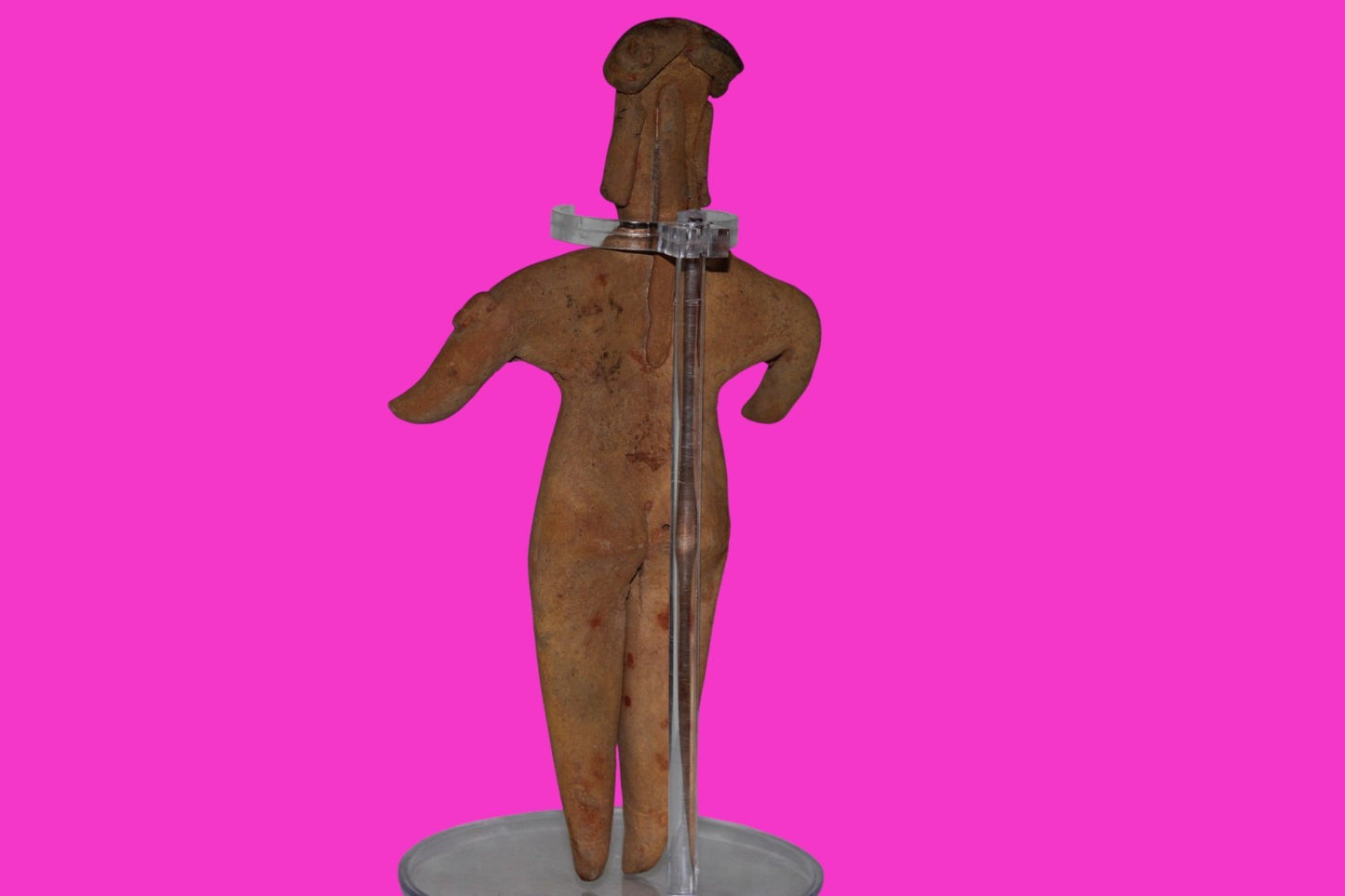 Pre Columbian Artifact 6 in Female Shaft Tomb Figure Colima Mexico 100BC COA 269