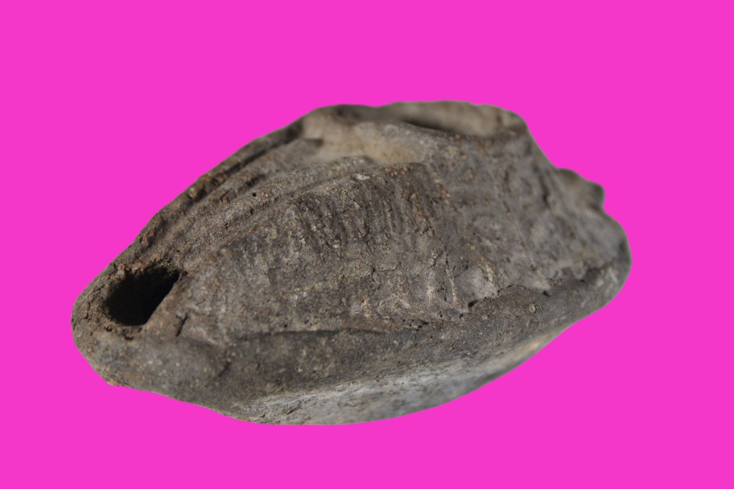 Oil Lamp Holy Land Ancient Artifact Jesus Christ Home Israel 300-600 AD COA 90