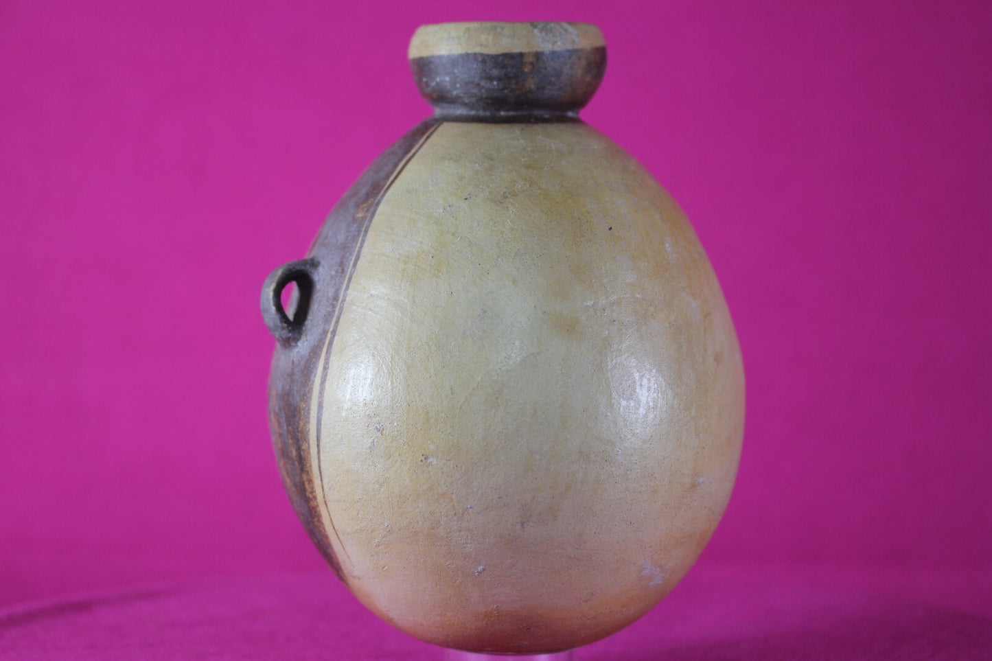 Authentic Pre Columbian Chancay Artifact 800-1200 AD Pottery Jar Peru COA T09