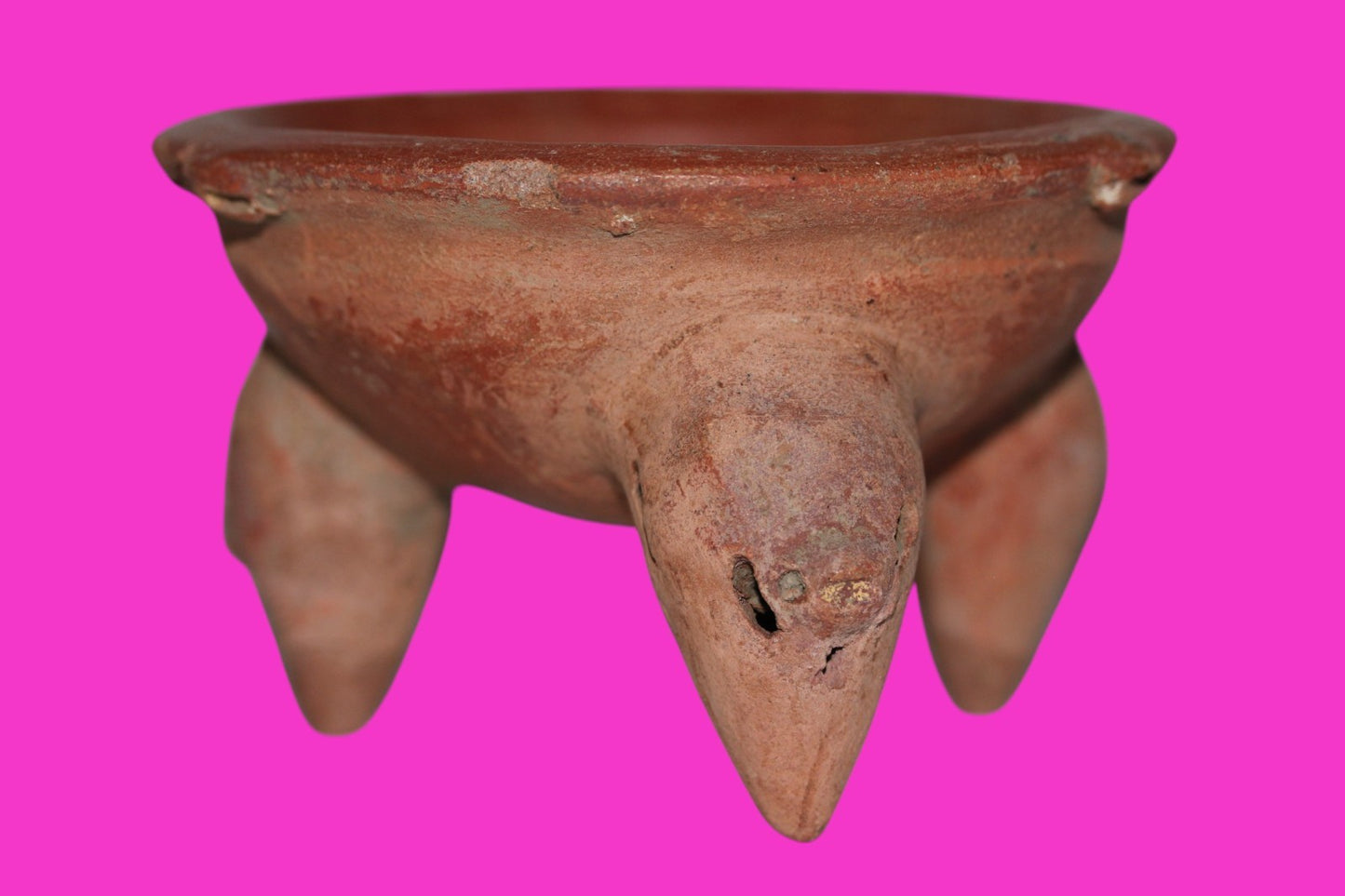 Pre Columbian Authentic Artifact Tripod Bowl Watershed Area Costa Rica COA J86