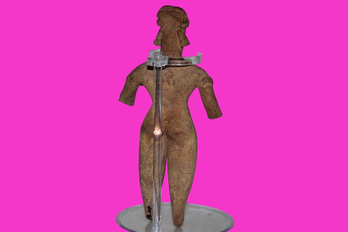 Pre Columbian Artifact 6 in Male Shaft Tomb Figure Colima Mexico 100BC COA 273