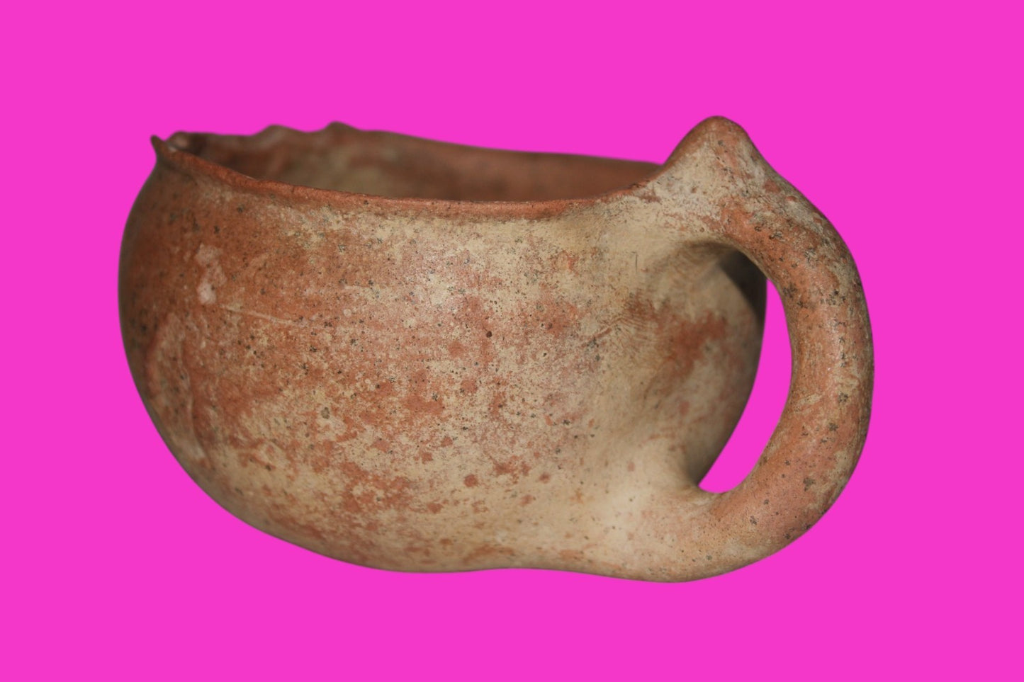 Time of Abraham Holy Land Artifact Ancient 4000 Year Old Cup 2000 BC COA J118