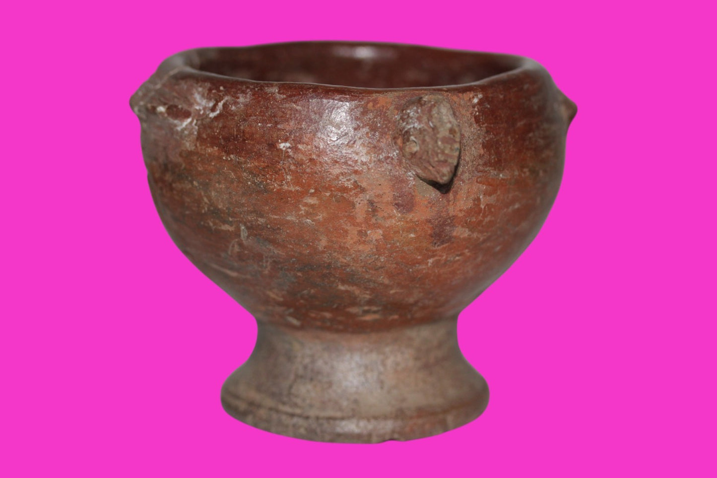 Pre Columbian Artifact Authentic Pedestal Bowl Watershed Costa Rica COA J97