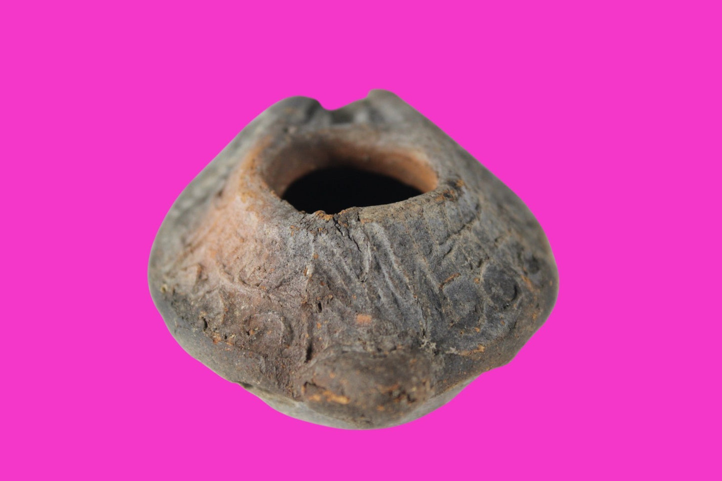 Oil Lamp Holy Land Ancient Artifact Jesus Christ Home Israel 300-600 AD COA 121