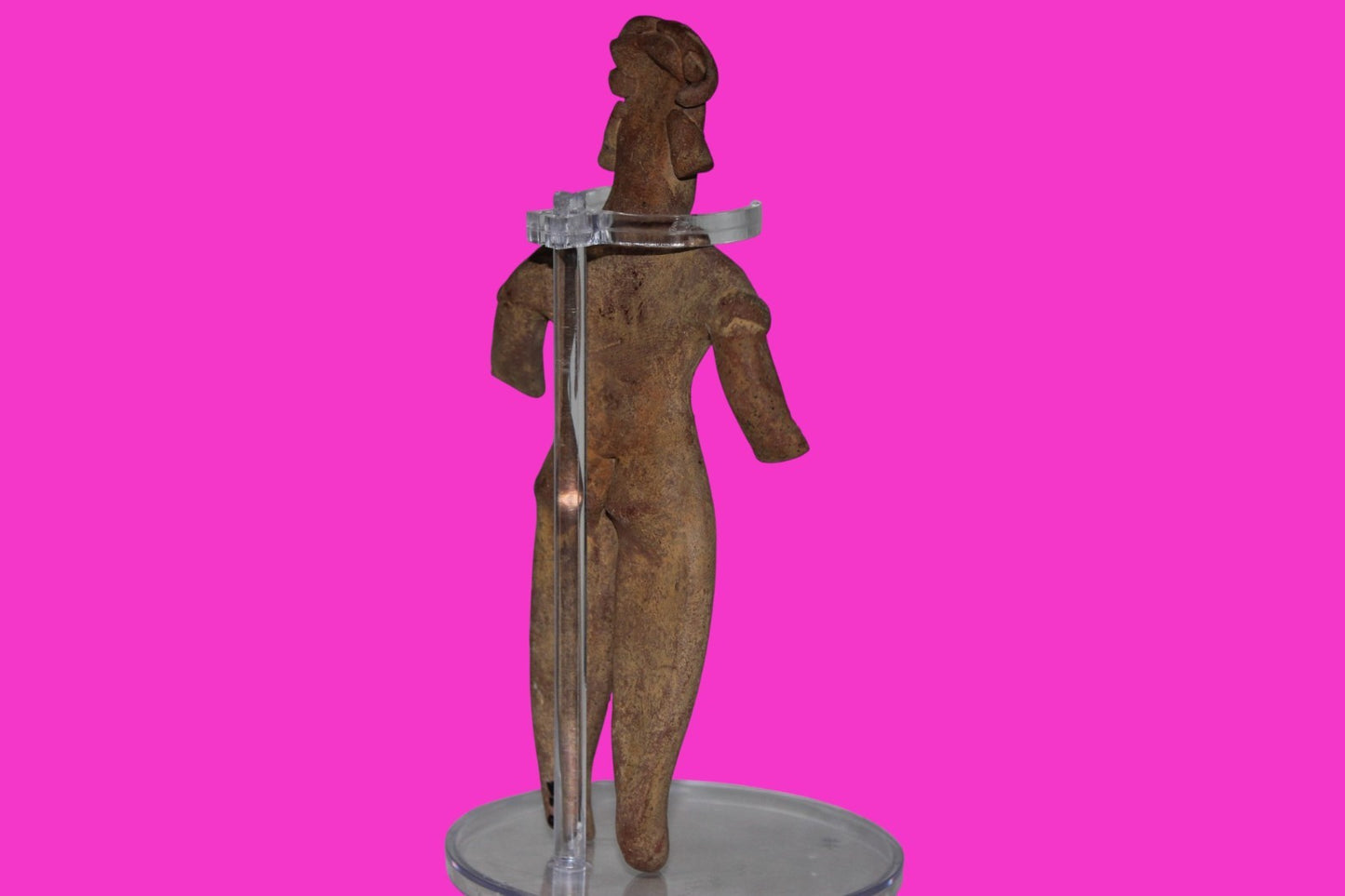 Pre Columbian Artifact 6 in Male Shaft Tomb Figure Colima Mexico 100BC COA 273